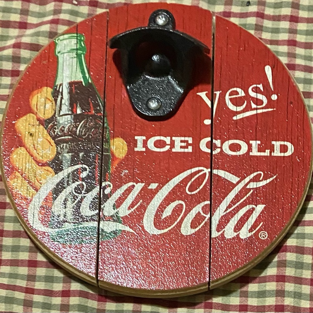 Coca-Cola Wall Mounted Bottle Opener
